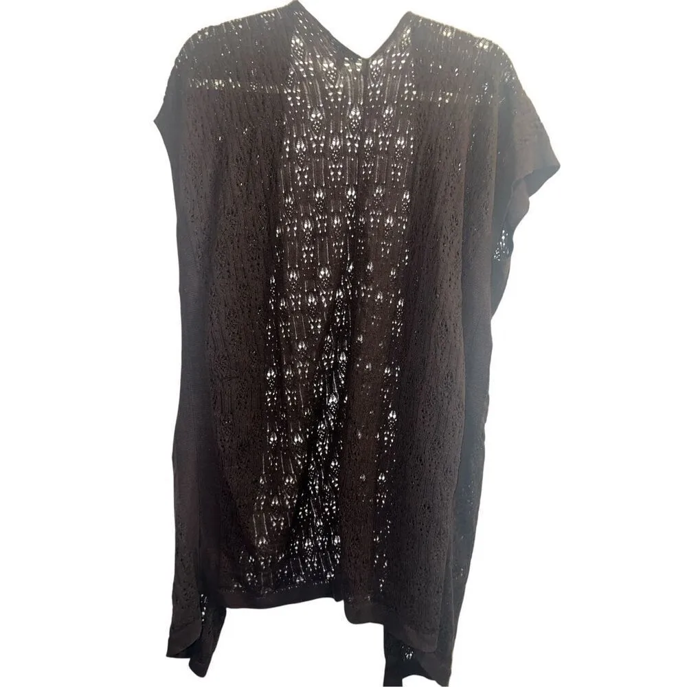 ✨Eileen Fisher Clove Brown Organic Cotton Long Sz Large Cardigan✨ - Image 4