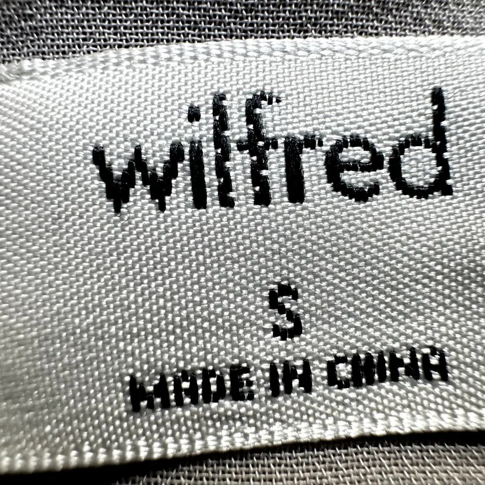 Aritzia Wilfred Melodie Jumpsuit Wide-leg Ashen V-neck Faux Wrap Gray Small - Image 4