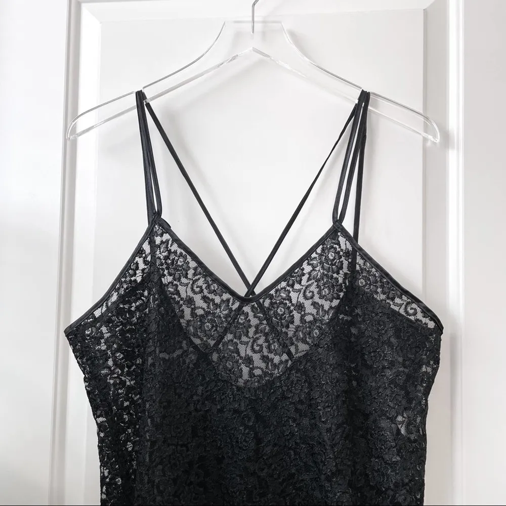 Private Luxuries Black Lace Slip Lingerie Strappy L Size L - Image 22