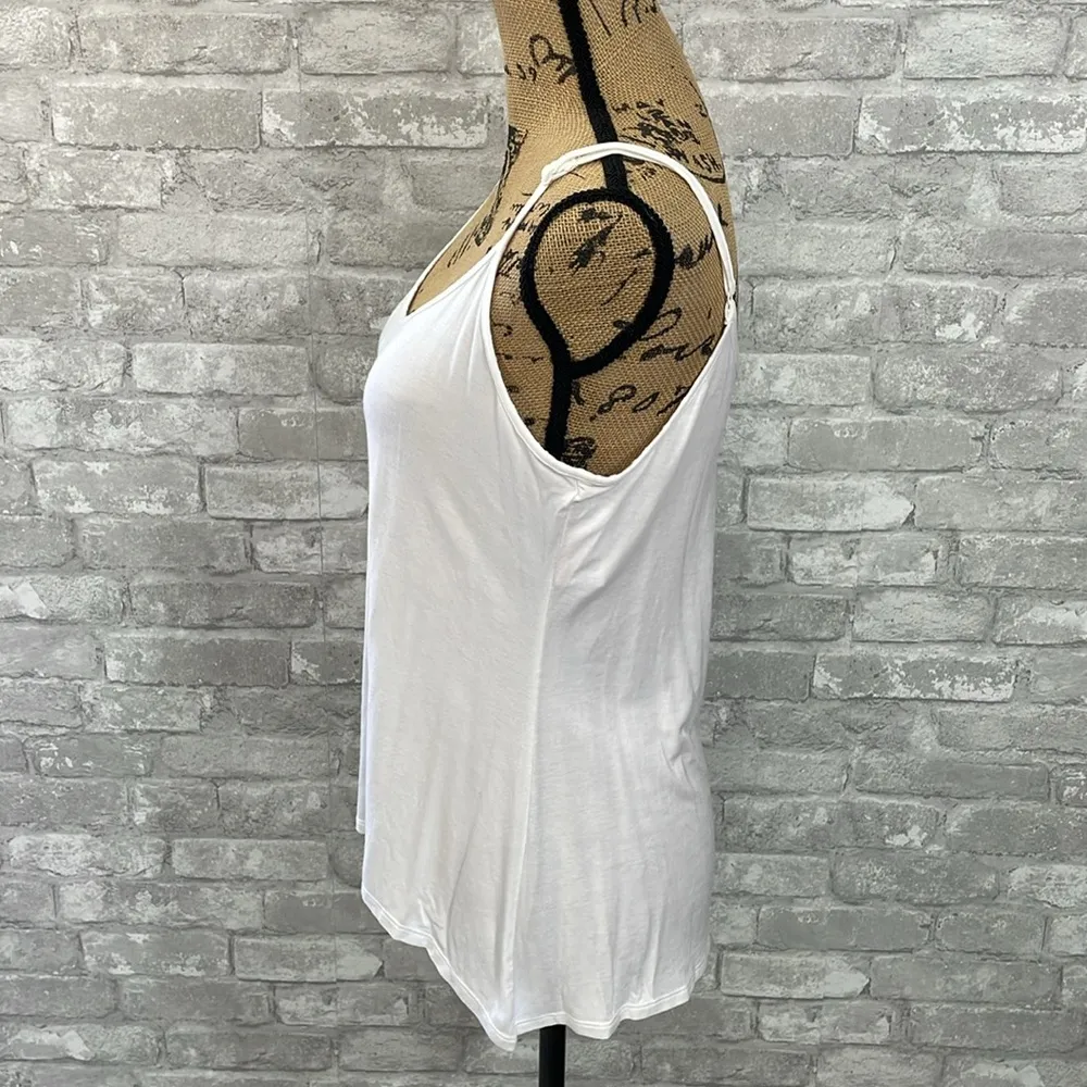 Gilligan and O’Malley Bride Tank Top White Size M - Image 5