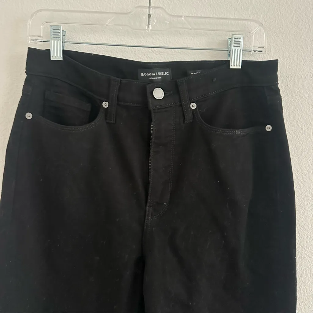 Banana Republic Women's High Rise Black Skinny Jeans Size: 30 - Image 2