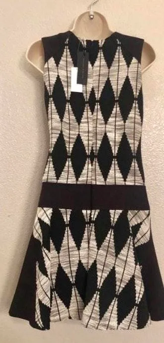 NWT drop waist  Diamond Jacquard heavy knit dress. Sz 2. Originally $128 - Image 5