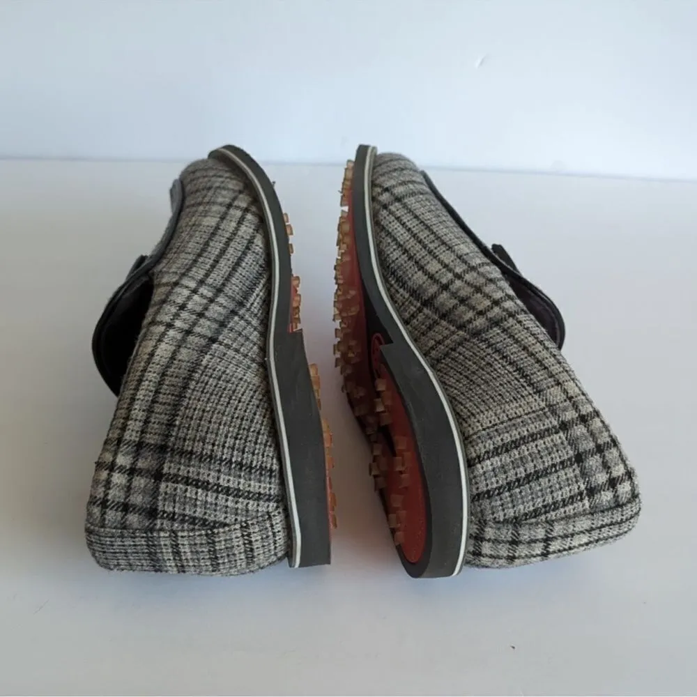 G/ FORE LEATHER & WOOL FABRIC WOMEN'S SHOES B17A Black Size 9.5 - Image 10