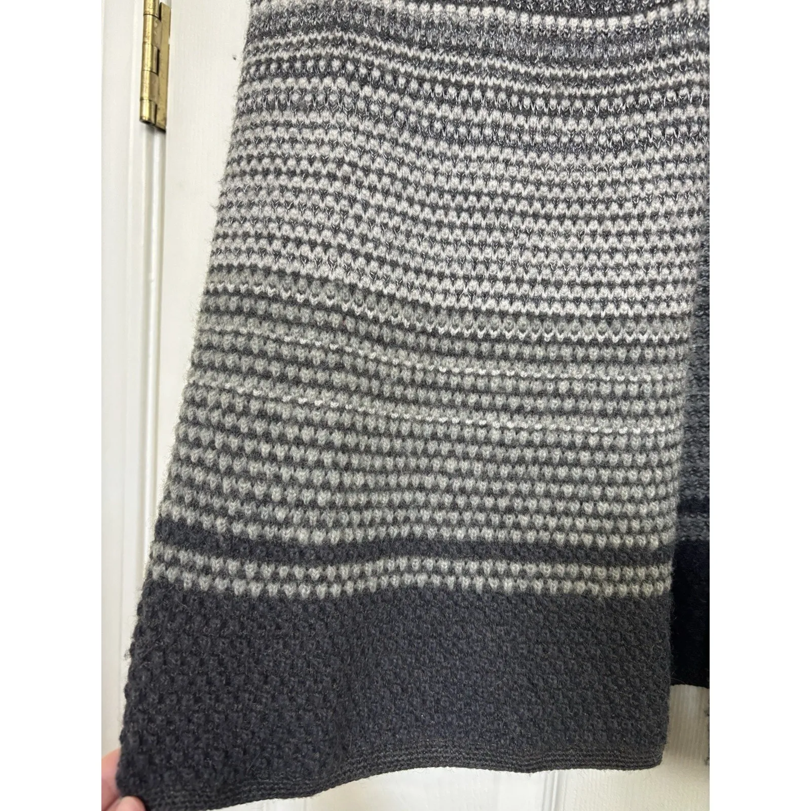 Coldwater Creek Wool Mohair Blend Sweater Vest Cardigan Size XL Long Line Cozy - Image 6