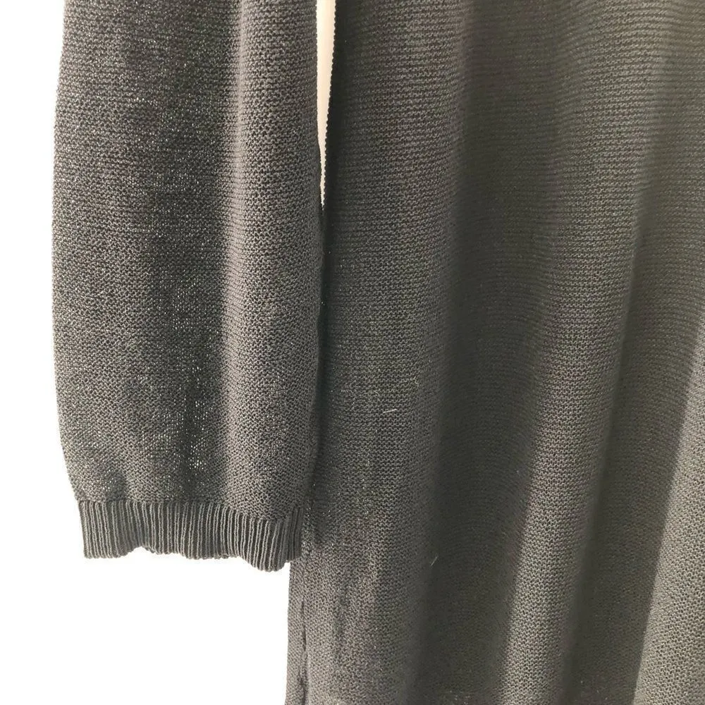 alfani button front cardigan deep black small‎ - Image 11