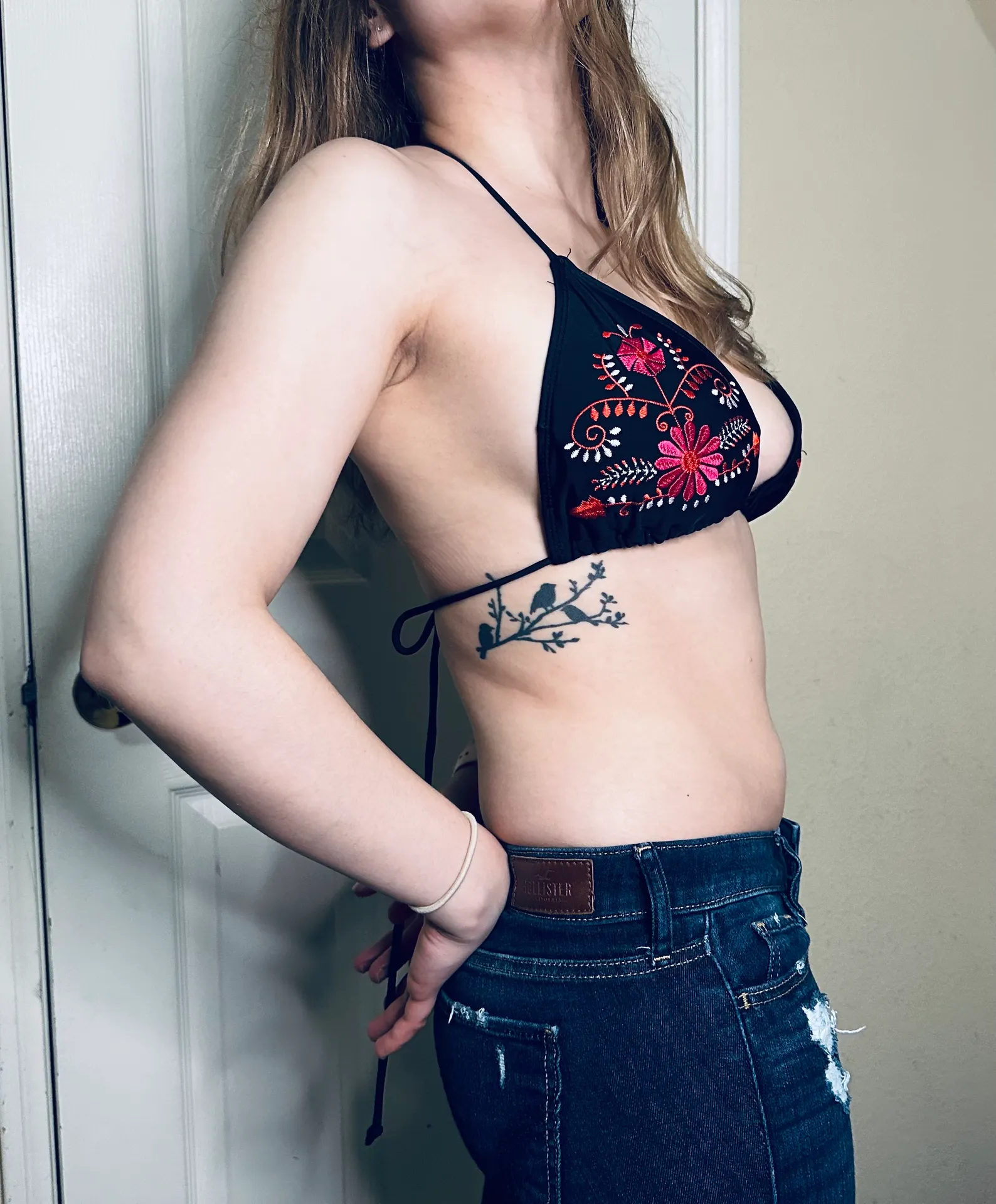 Vintage Frankie's Bikinis Flora Top - L - Image 5