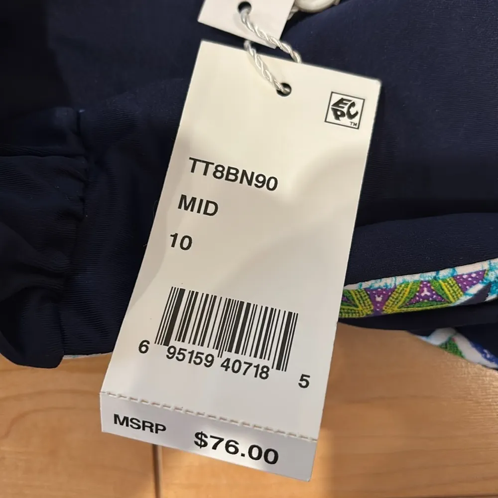 Trina Turk Navy and Multicolor Bikini - Image 7