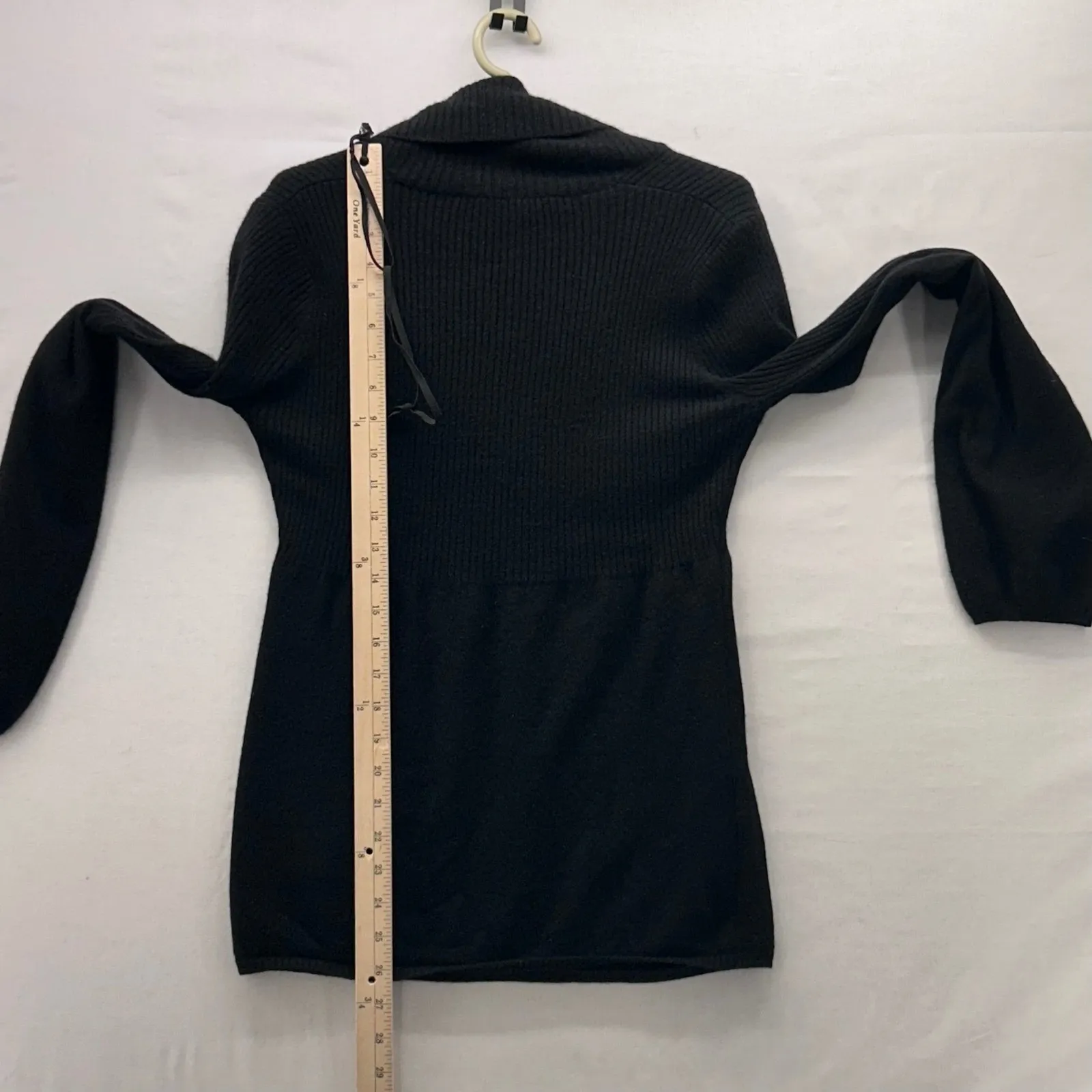 Babydoll Cashmere Sweater XS Black - Image 16