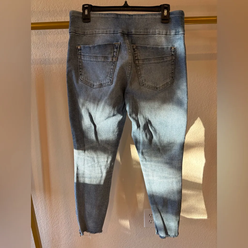 Rock and republic Women’s fever pull-on medium wash denim skinny jeans, 14 - Image 7