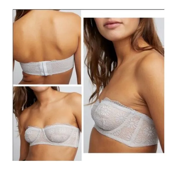 NWT FREE PEOPLE Starla Strapless Convertible Bra 32B - Image 2