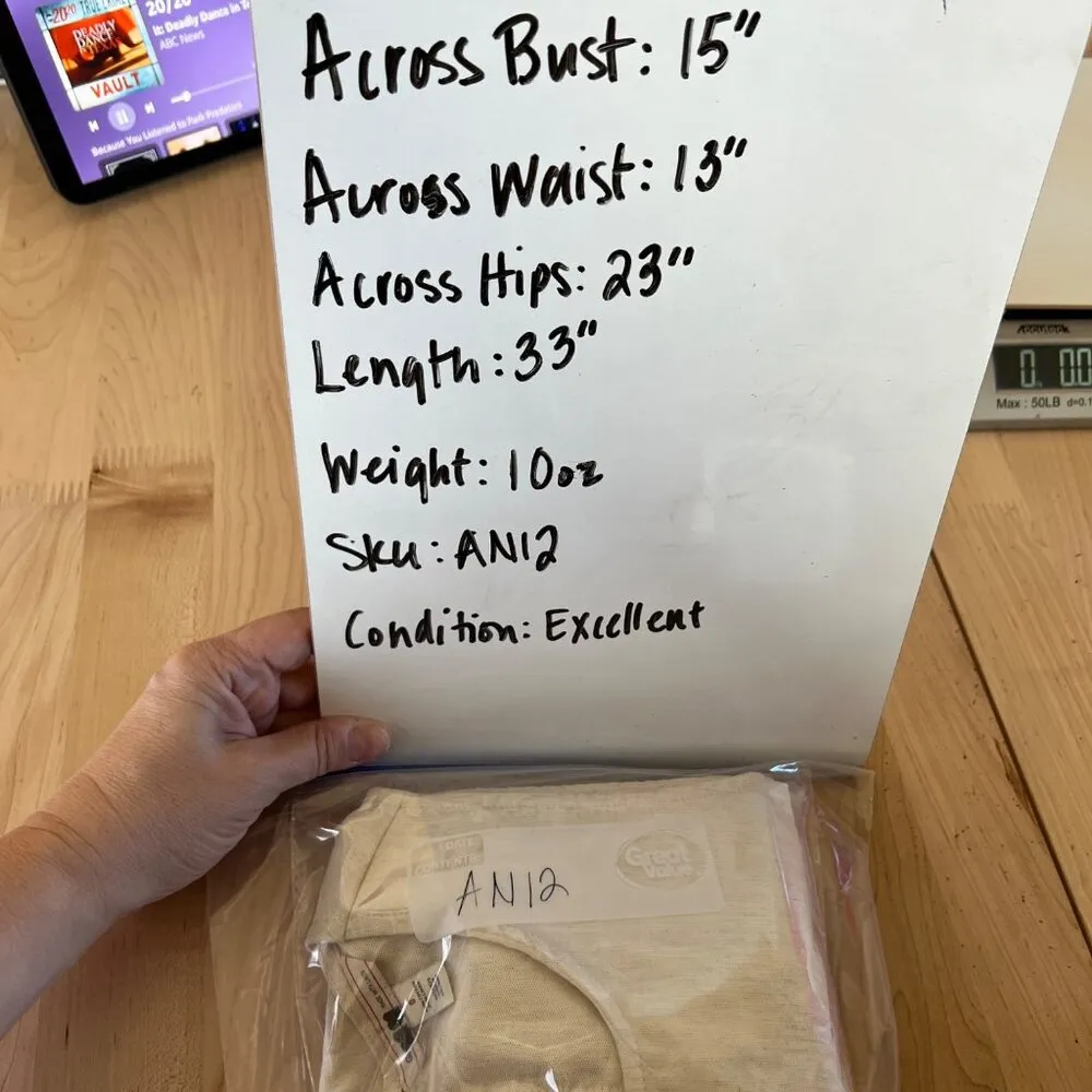 Gap Linen Blend Sleeveless A-Line Dress Size 0 Beige Yellow Colorblock - Image 9