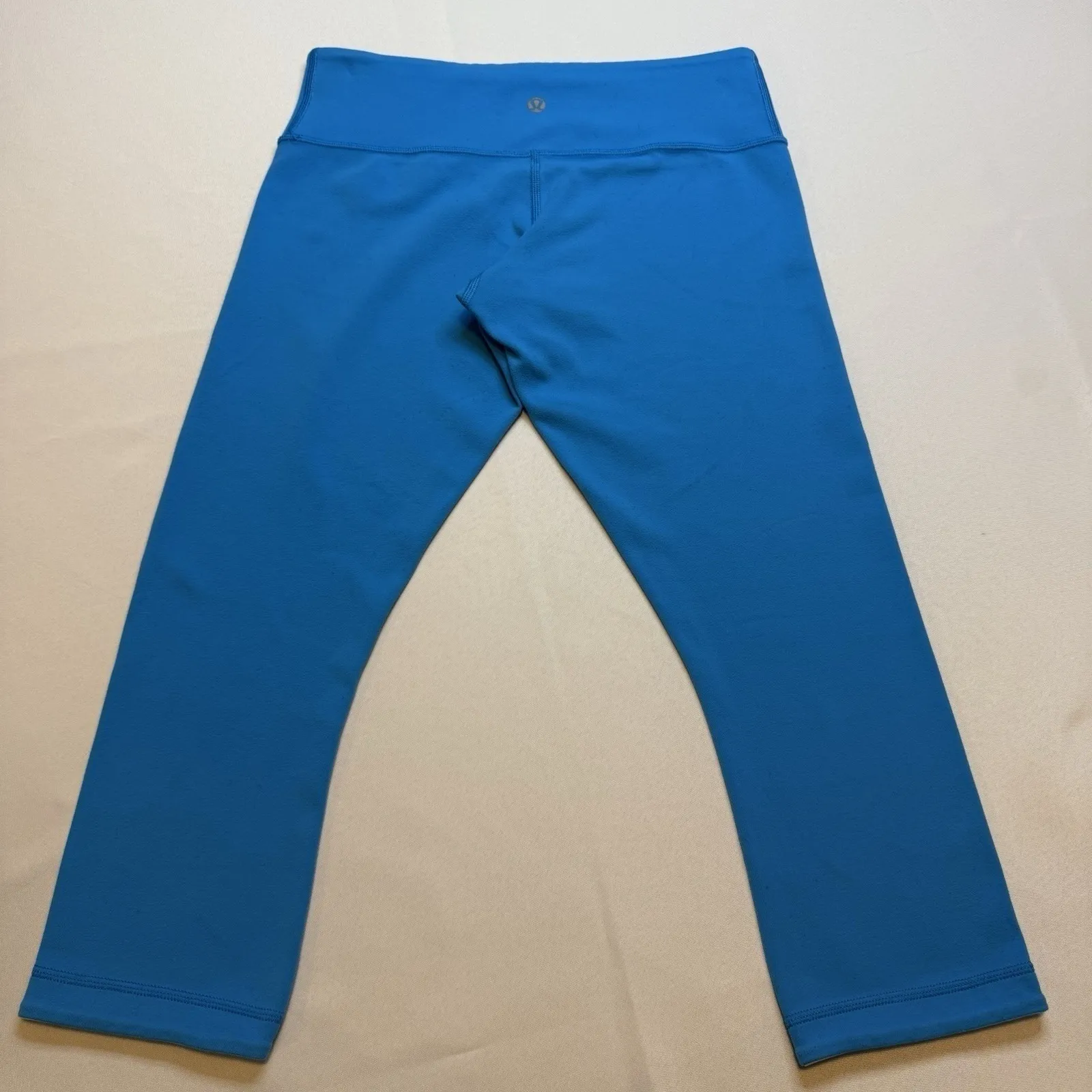 Lululemon Leggings‎ Womens 6 Blue Gray Wunder Under Crop Reversible Tight Capris - Image 5