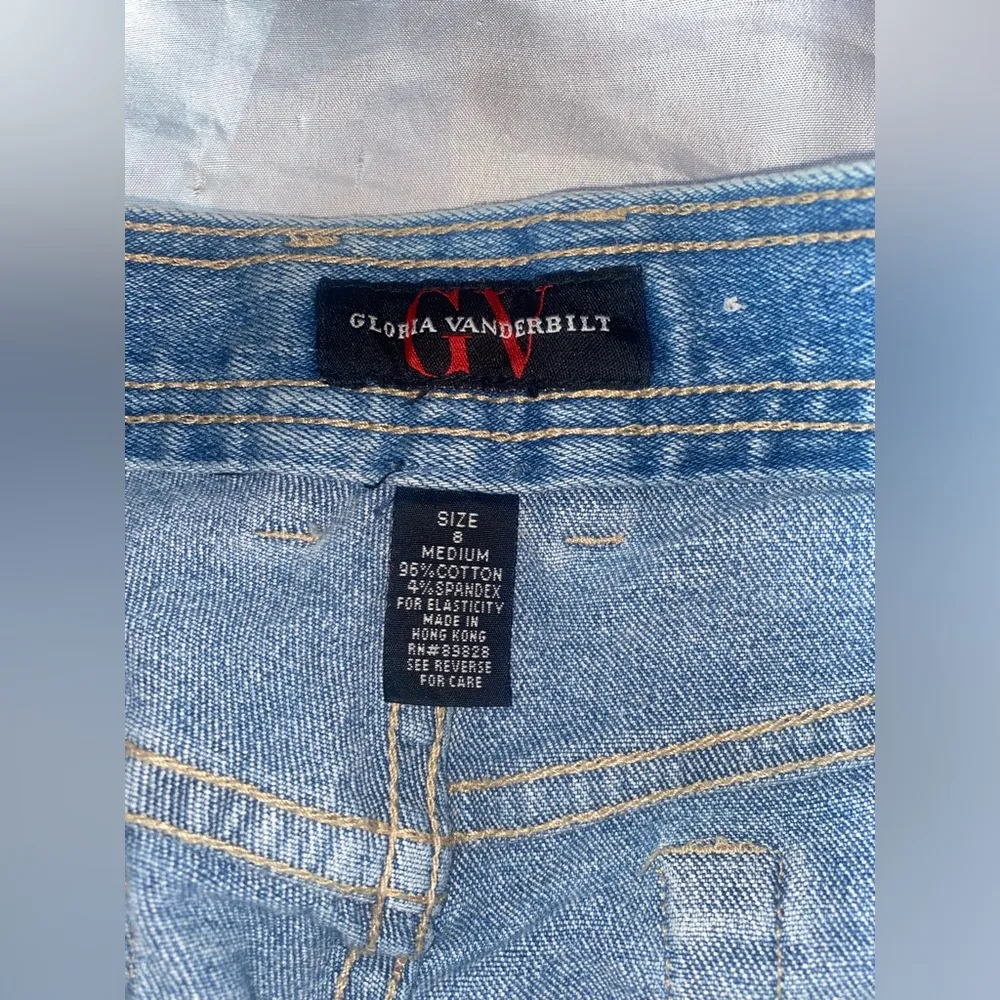 vintage medium wash high waisted mom jeans - Image 2