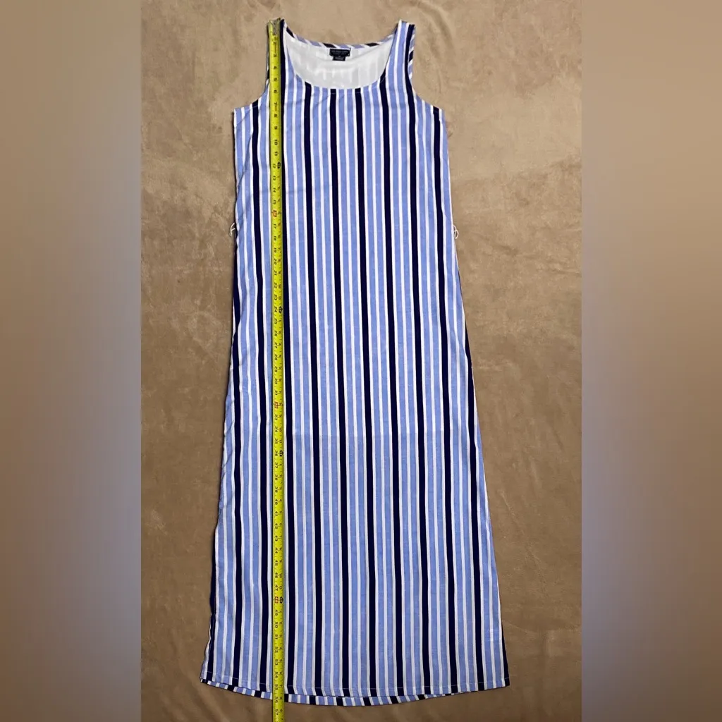 U.S. Polo Assn. Nautical Striped Maxi Dress with a Rope Belt Women’s Medium - Image 6