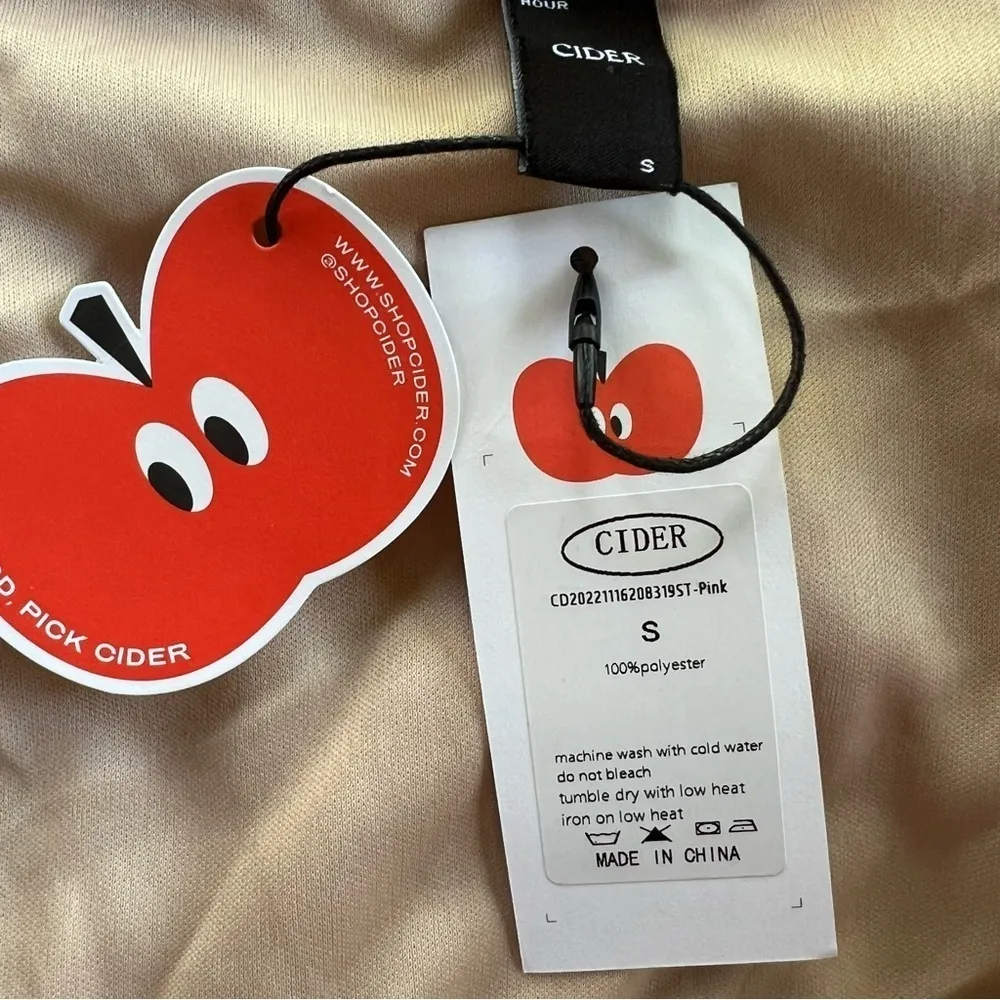 NWT Cider Maxi Skirt S Pink Floral Tie Waist Cutout Chiffon Party Date Festival - Image 12