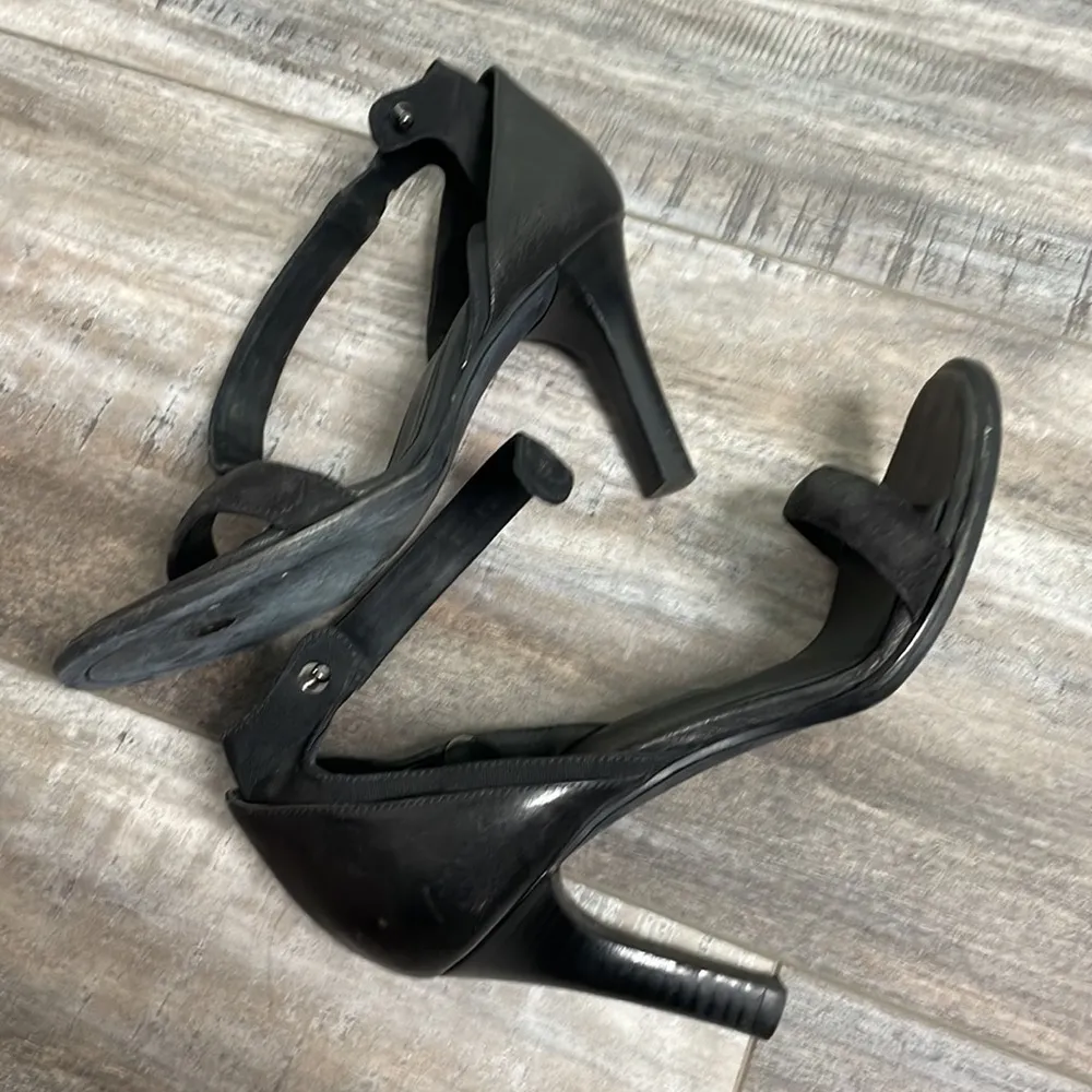 Rag & Bone Albion Black Ankle Strap Heels size 36 - Image 11