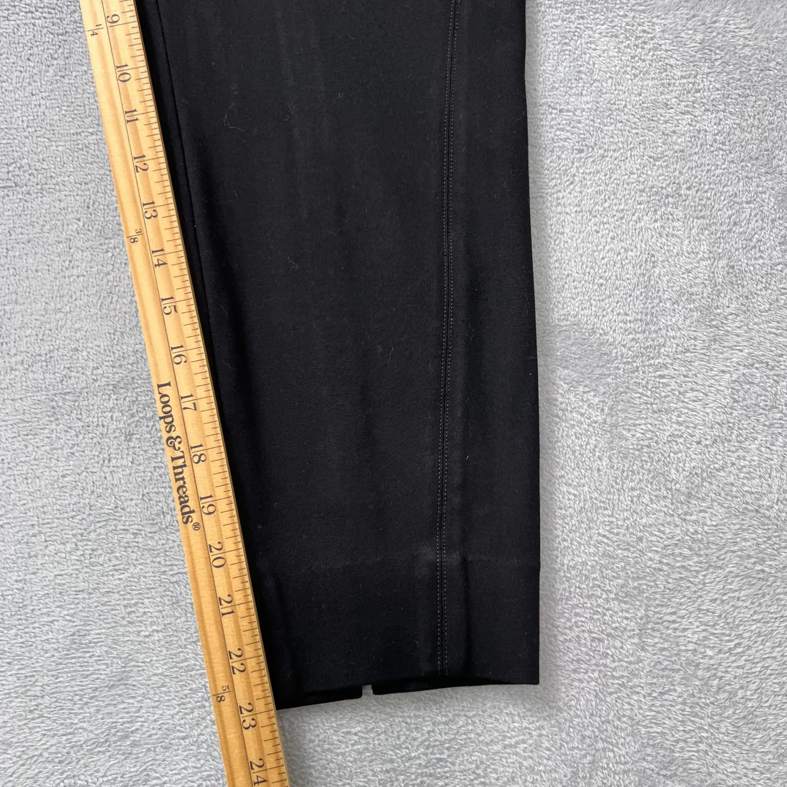 Talbots Women's 16P Black Ankle Pants Stretch Trousers Pull On Slim Work Pant‎ - Image 7