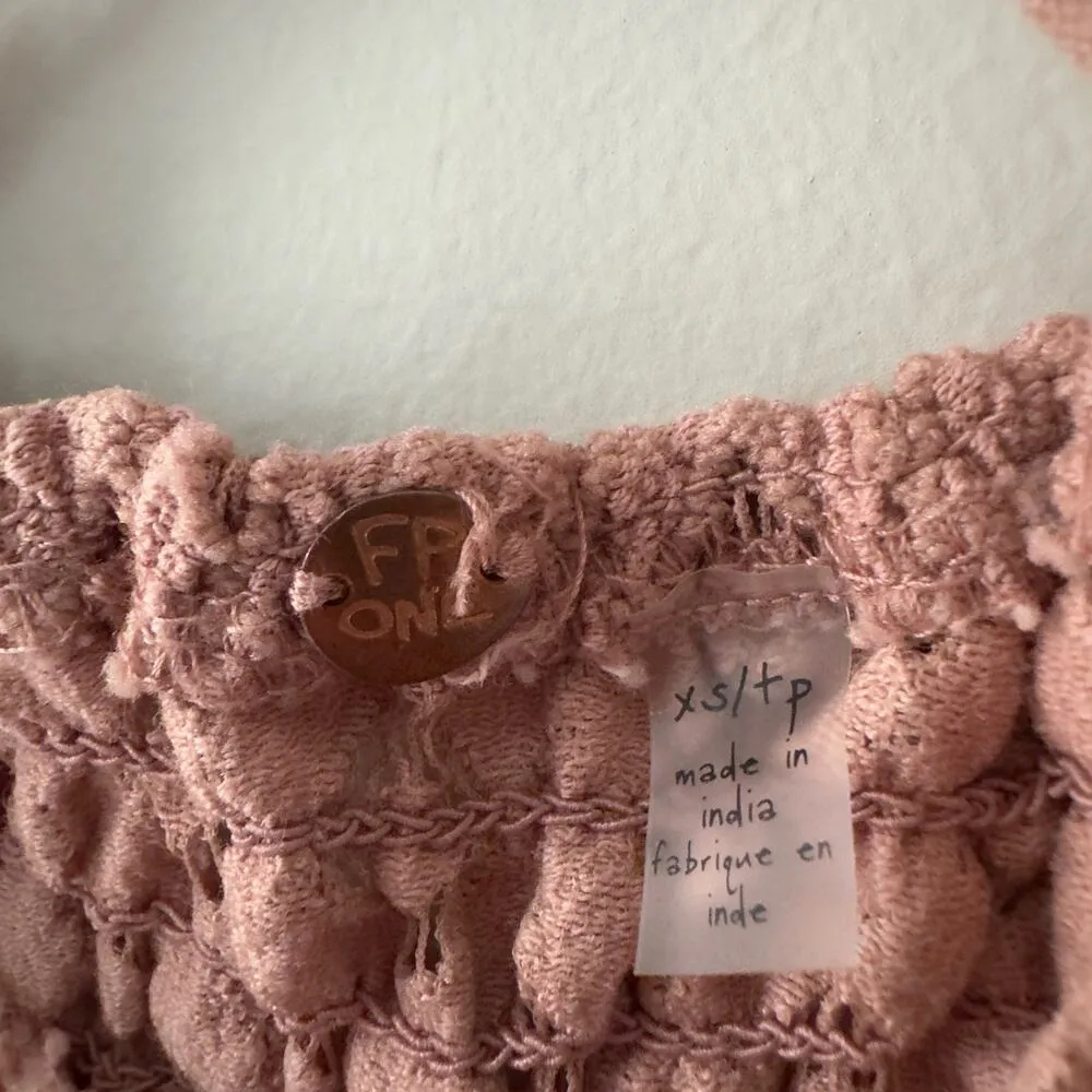 Free People FP One Adella Bralette Lace Strappy Adjustable Spaghettie Straps XS - Image 7