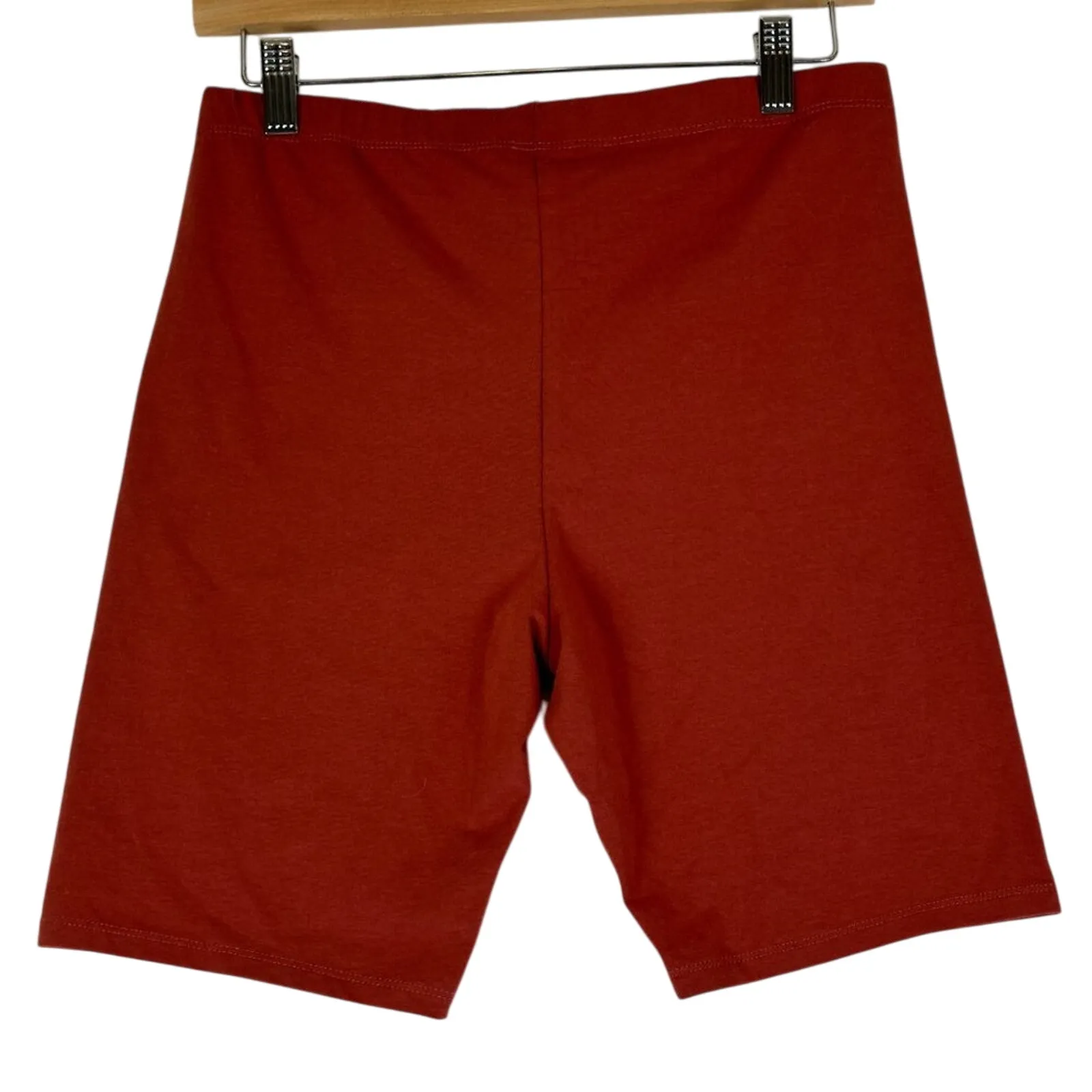 NWT Friends Bike Shorts Womens M Marsala Graphic Stretch Pull - Image 2