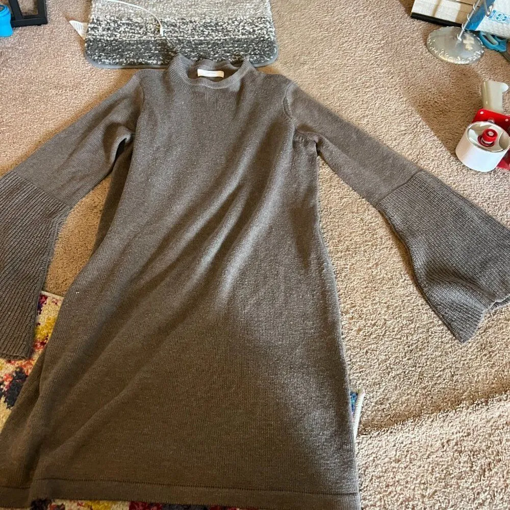Oak + Fort small sweater dress Tan - Image 4