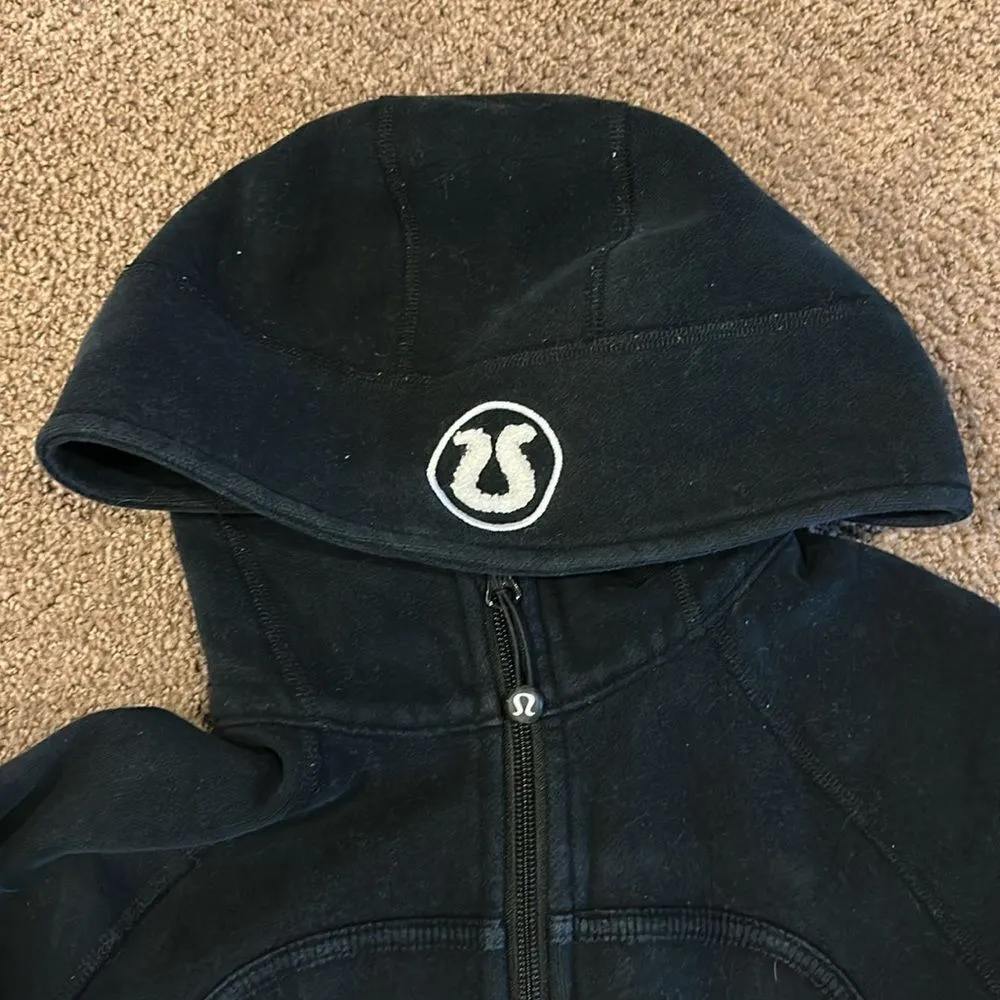 Lululemon Women’s Black Heavyweight Scuba Zip - Image 2