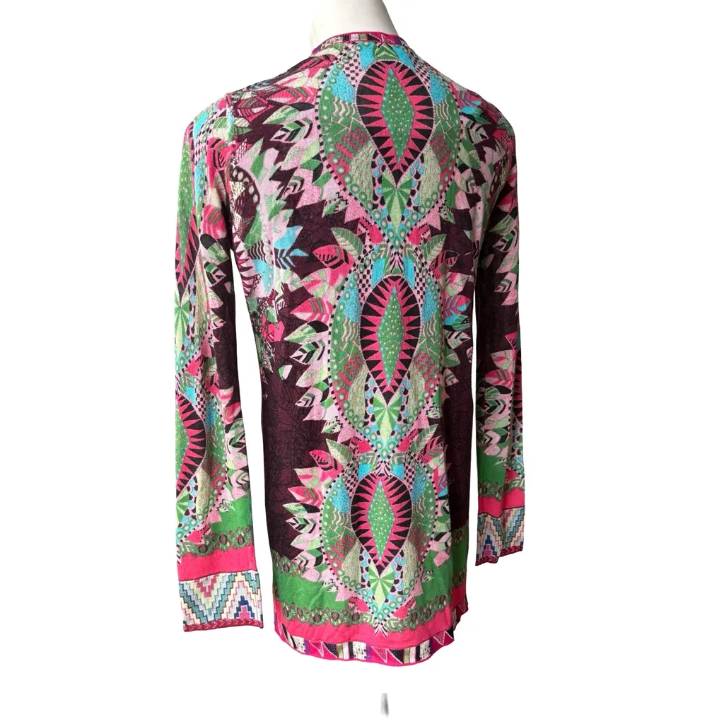 Custo Barcelona Multi-colored Cardigan, Sz 2 - Image 6