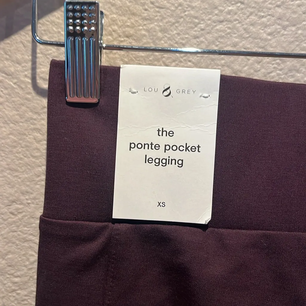 New LOFT Lou & Grey Women’s Ponte Pocket Leggings Size XS NWT - Image 7
