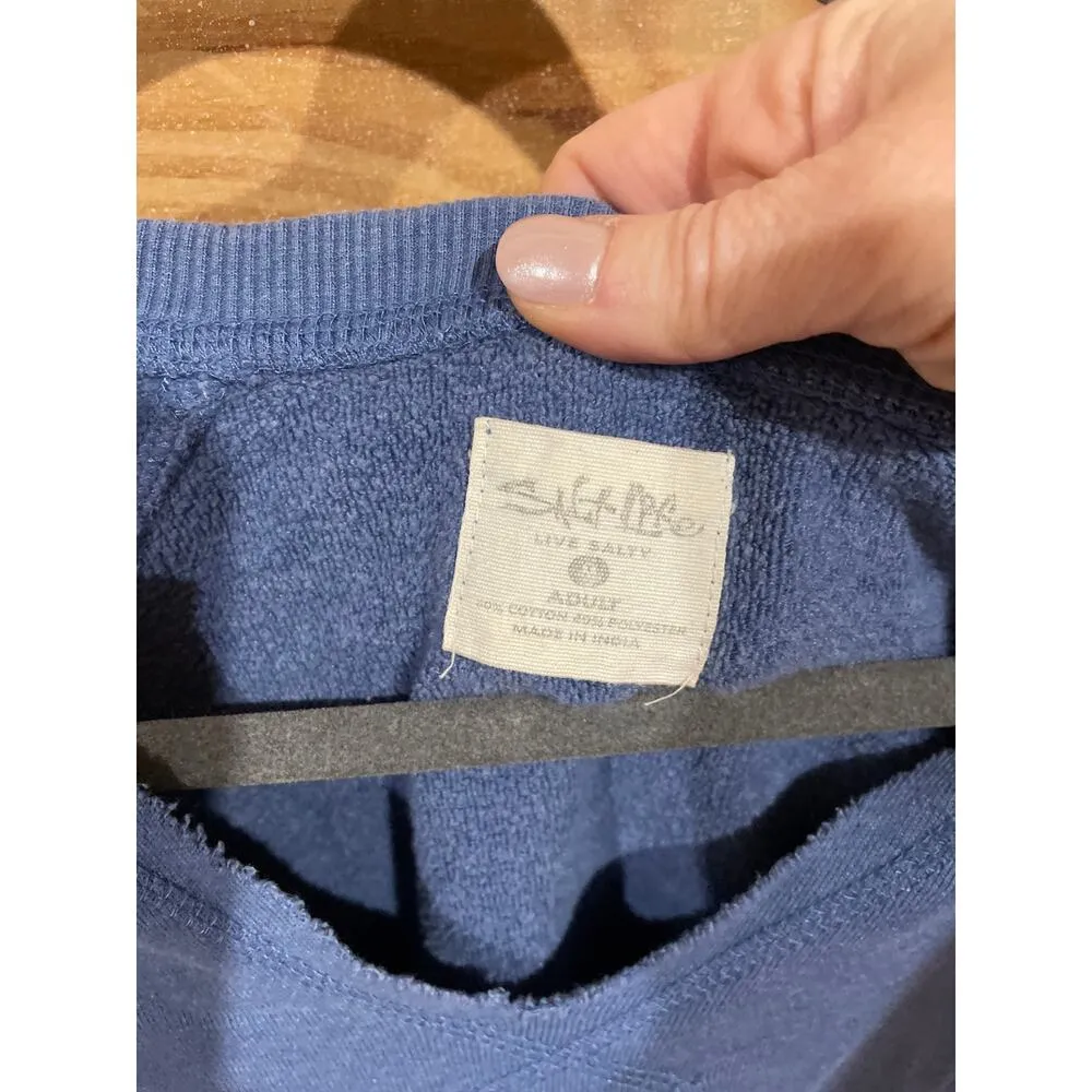 Salt Life "Good Times, Salty Vibes" V-Neck Pullover Sweatshirt, M - Image 3