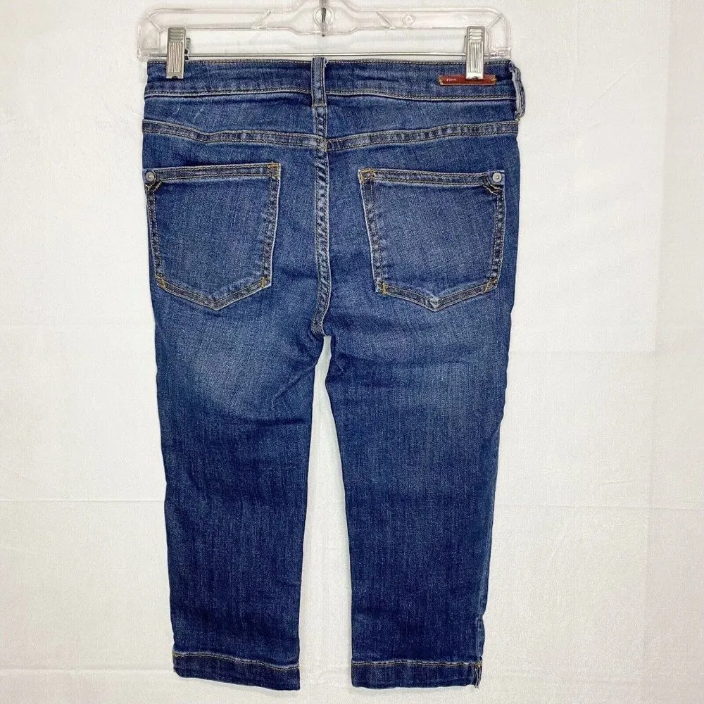 Pilcro And The Letterpress Jeans 25 (25x16) High Rise Capri Denim Legging - Image 4