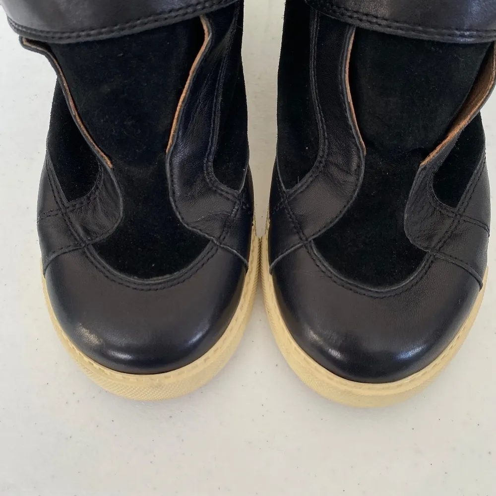 See by Chloe Sami Nappa Leather Sneaker‎ Black - Image 3