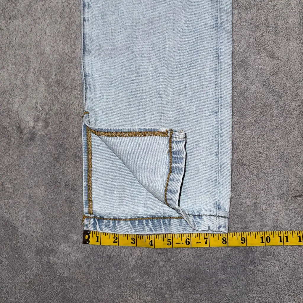 Weworewhat Mom Slit Straight Super Light
Denim Jeans Sz 26 - Image 8