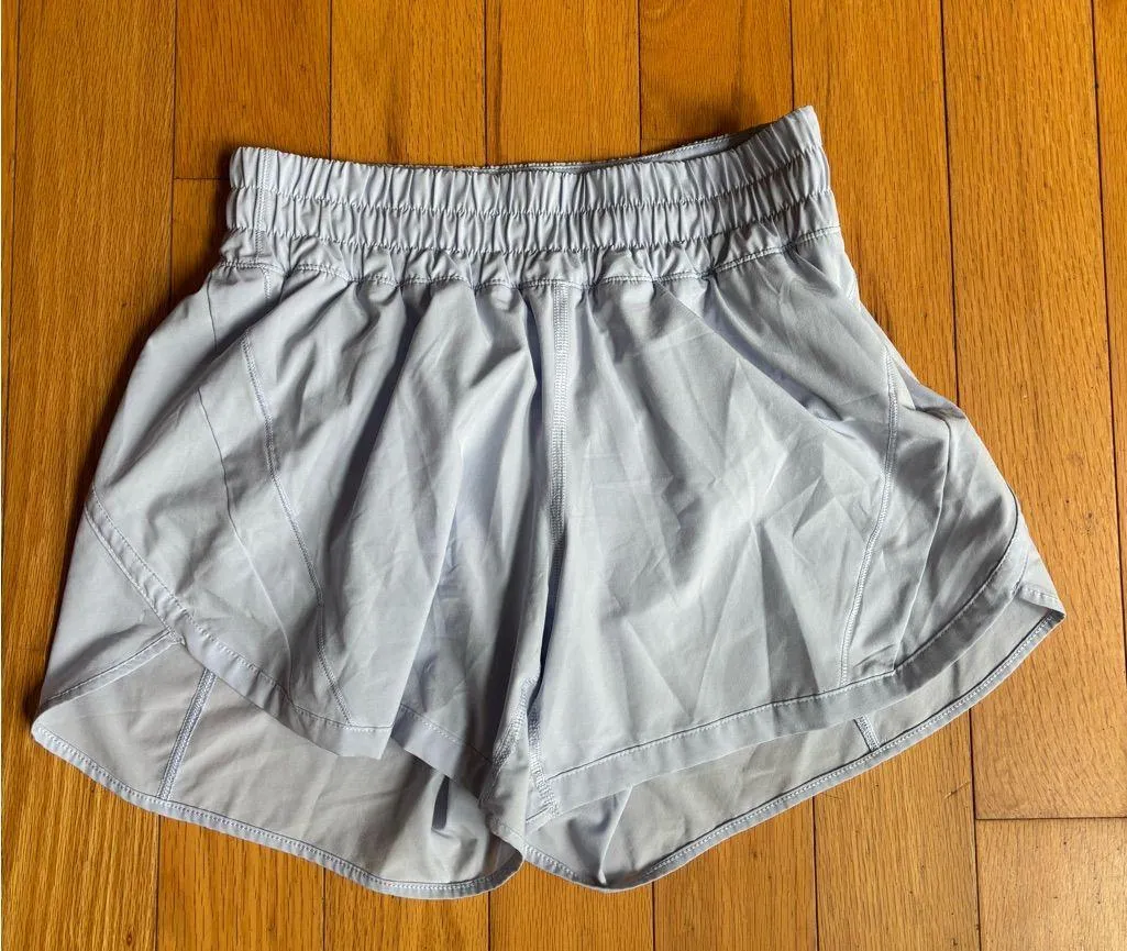 Lululemon Hotty Hot High-Rise Lined short 2.5” in serene blue - Image 6