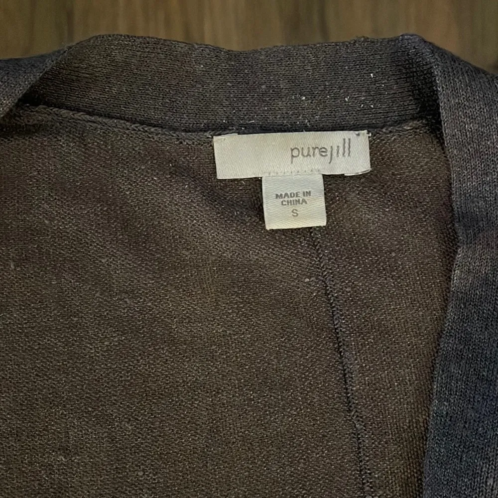 Pure Jill Linen Viscose Long Cardigan. - Image 2