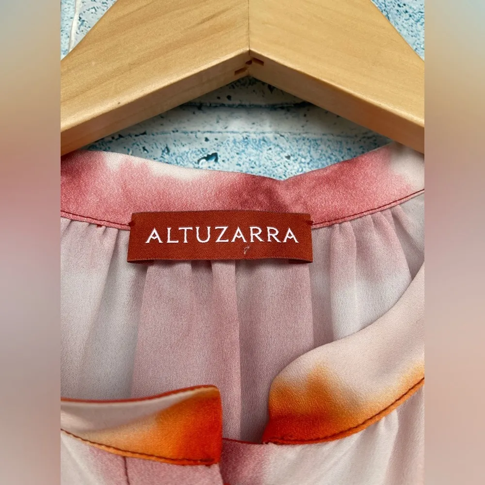 ALTUZARRA Penelope Dyed Gradient Asymmetric Midi - Image 7