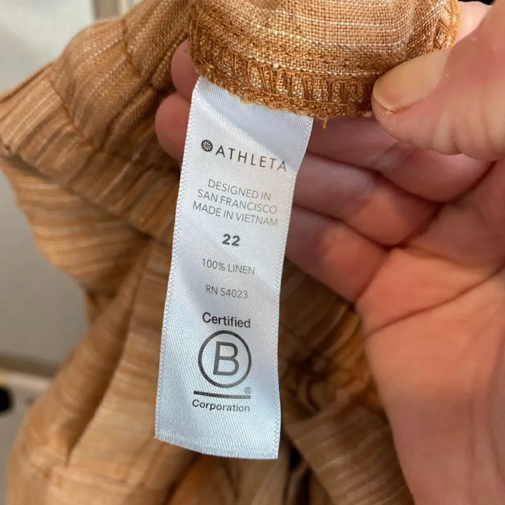 Athleta Cabo linen texture short - Image 5