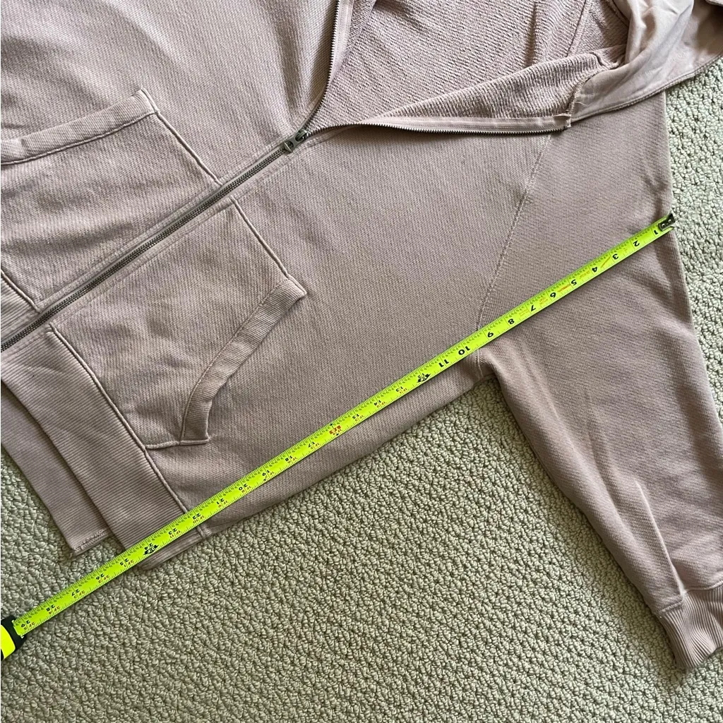 American Eagle Outfitters Oversized Baggy Soft Terry Zip Up Hoodie Sweatshirt S - Image 10