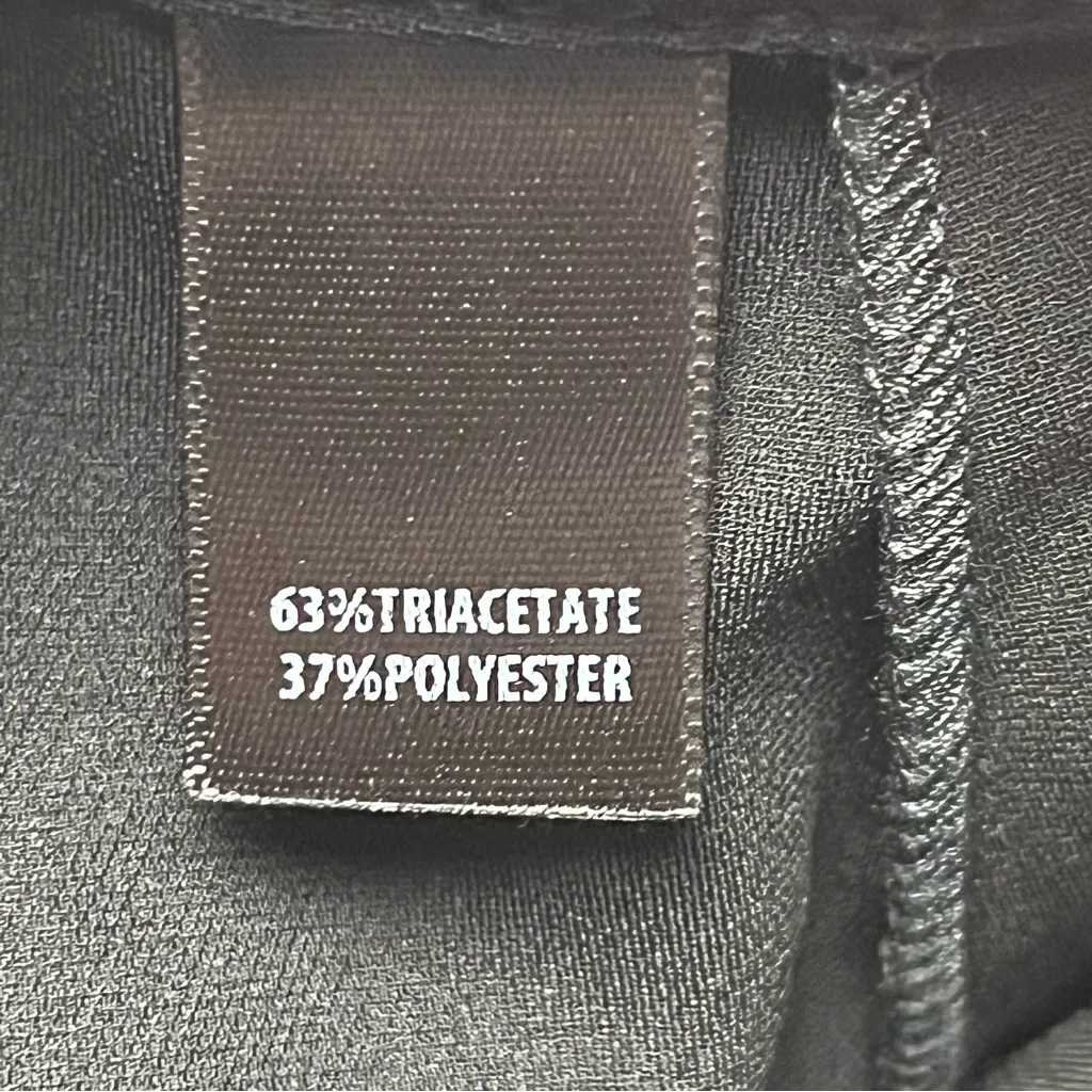 St. John Crepe Emma Crop Crepe‎ Marocain Tailored Pants Womens Size 6 Black NWOT - Image 5