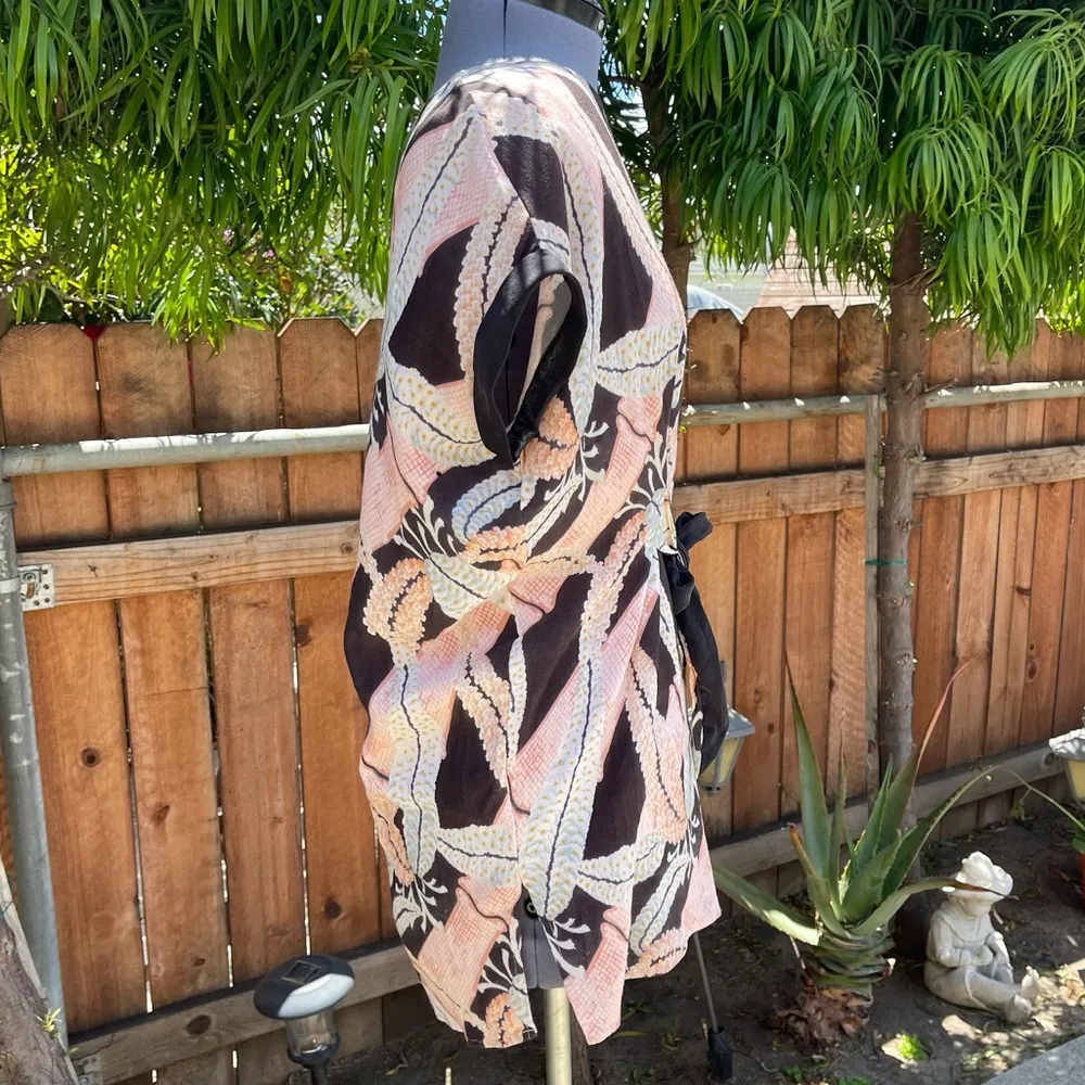 All Saints Sonny Fuji Tie Waist Dress size 0 - Image 4