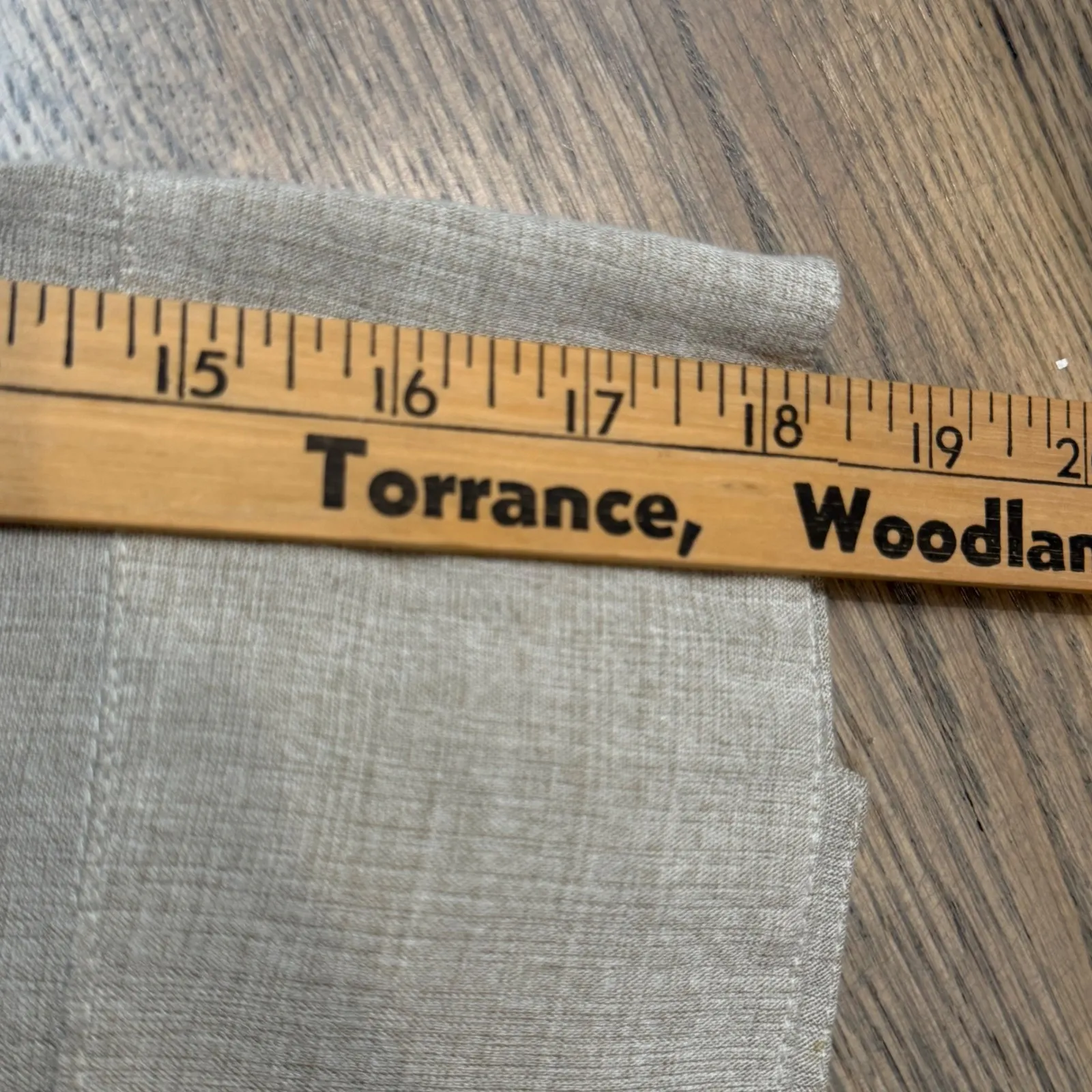 Fridaze Womens Beige Linen Mandarin Collar Button Up Tunic Top Tan Size M - Image 11