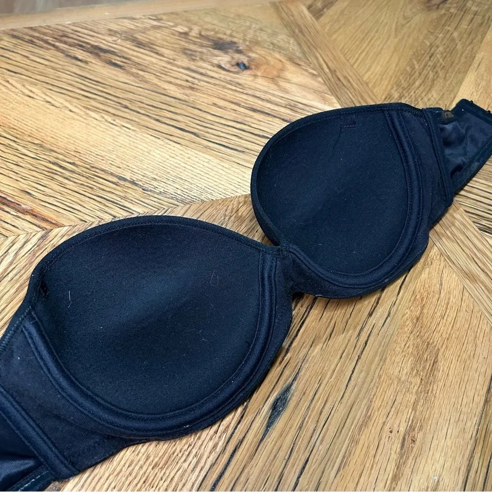 Le Mystère Sculptural Strapless Bra 32C Black L’Image 2755 Molded Cup Mystere Size undefined - Image 4