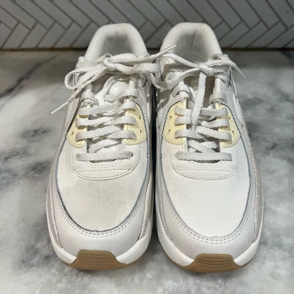 Nike Air Max 90 LV8 Sail Light Orewood Women Platform Shoes FD4328-100 9.5 - Image 7