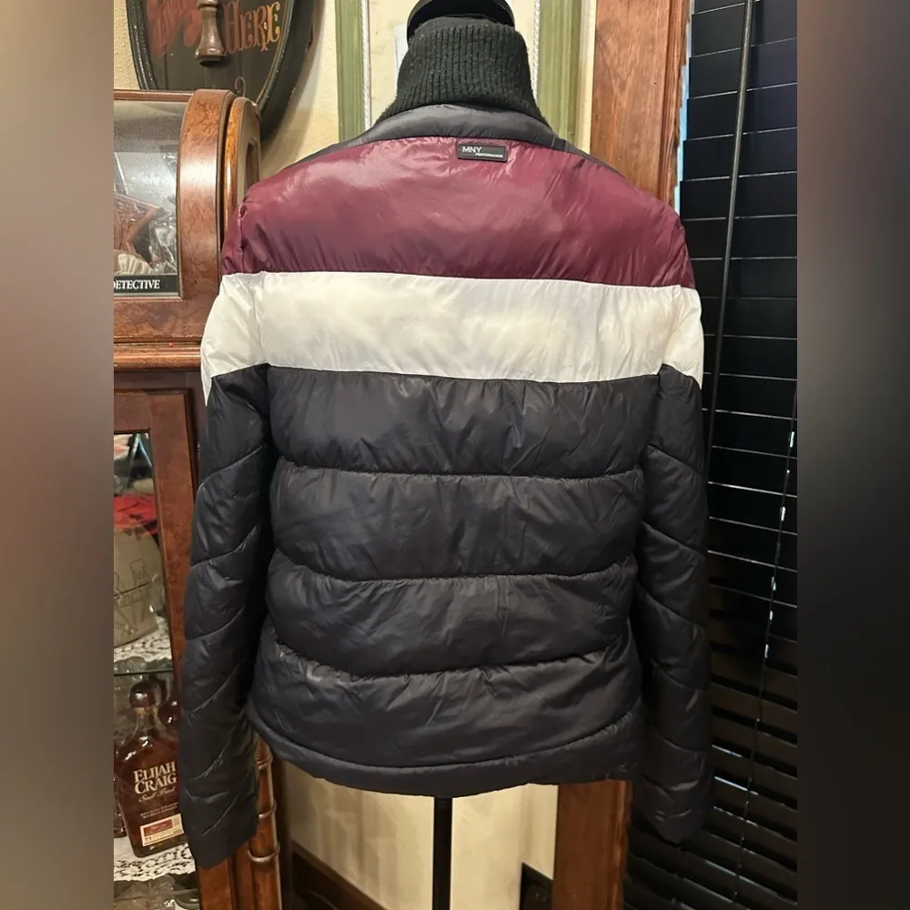 Marc New York Chevron Puffer Jacket Retro XL - Image 2