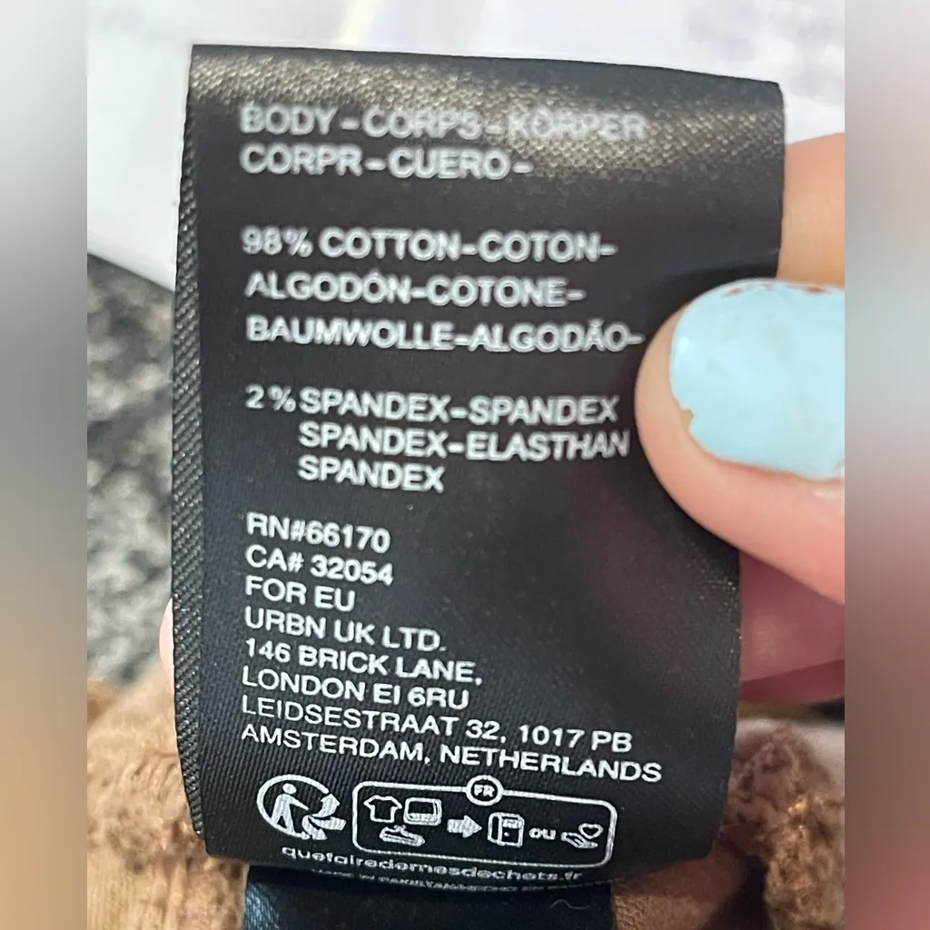 Urban Outfitters BDG Womens Kendall Fluted Corduroy Maxi Skirt Brown Sz L 90’s - Image 11