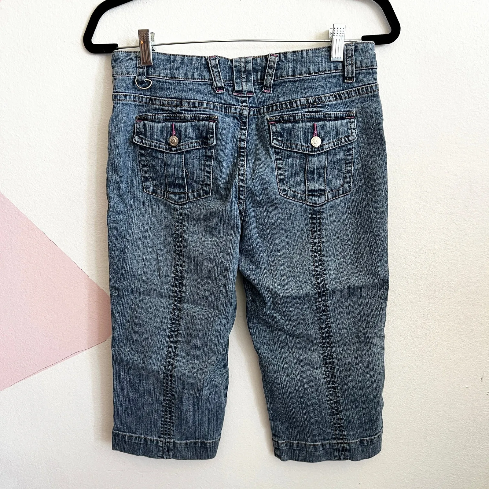 Vintage Arizona Denim Capri Jeans Y2K‎ 2000s Streetwear Medium - Image 2
