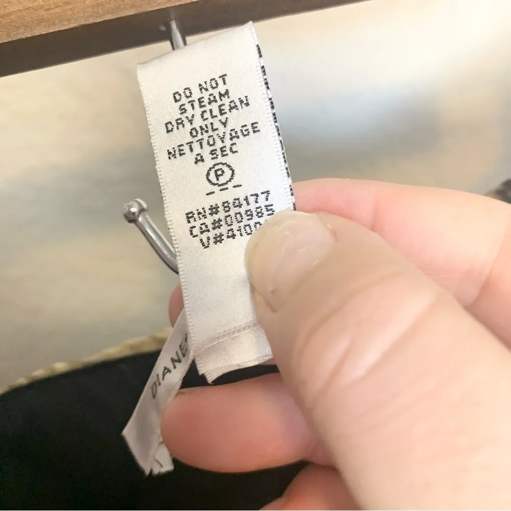 Diane von Furstenberg Brighton Strapless Printed Dress Pink Wing Size 8 - Image 9