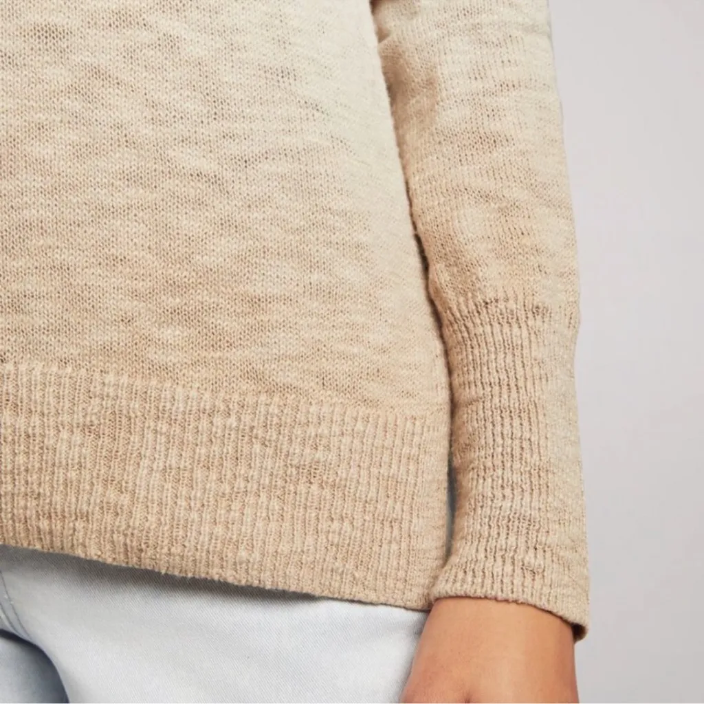 Faherty Sunset Muir Dip Dye Organic Cotton Knit Lightweight Sweater - Image 7