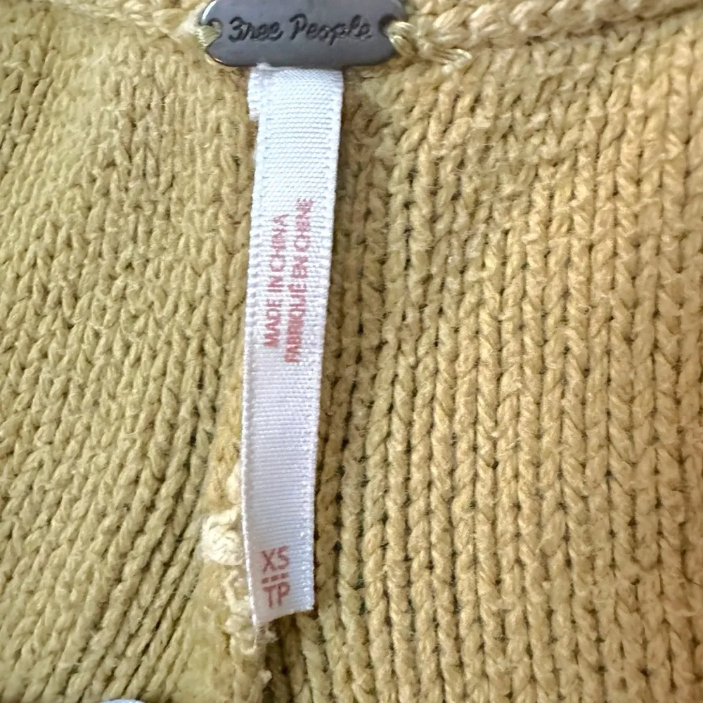 Free People Bohemian Beach Summertime Blues Knit Shorts in Golden Palm Size XS - Image 12