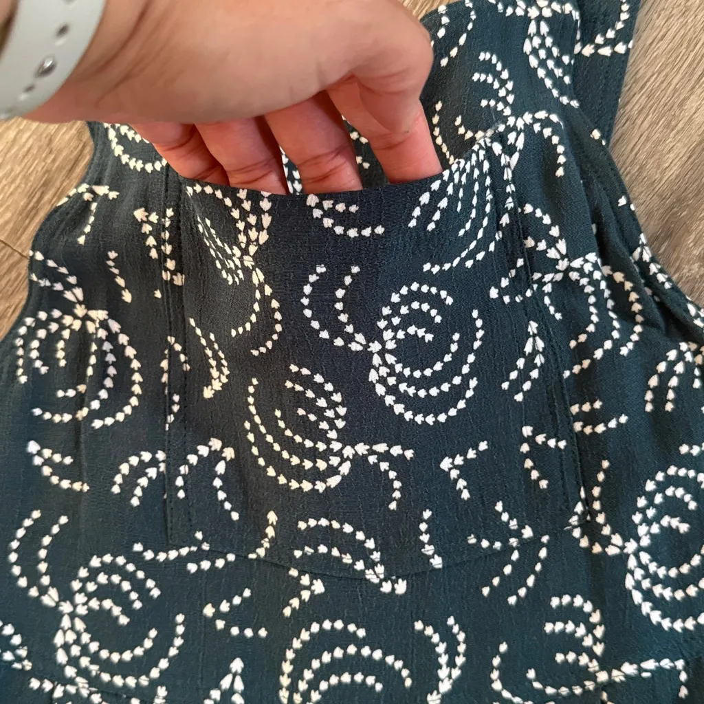 Maeve Tidal Jumpsuit Anthropologie Cropped Overalls Printed - Image 8