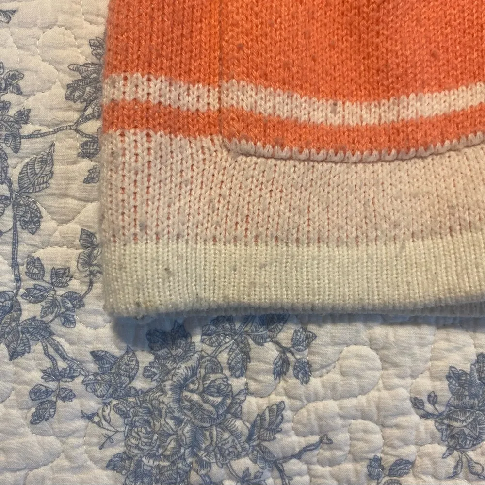 Ellison Coral Cream Aztec Western Print Longline Button Cardigan Sweater Large - Image 8