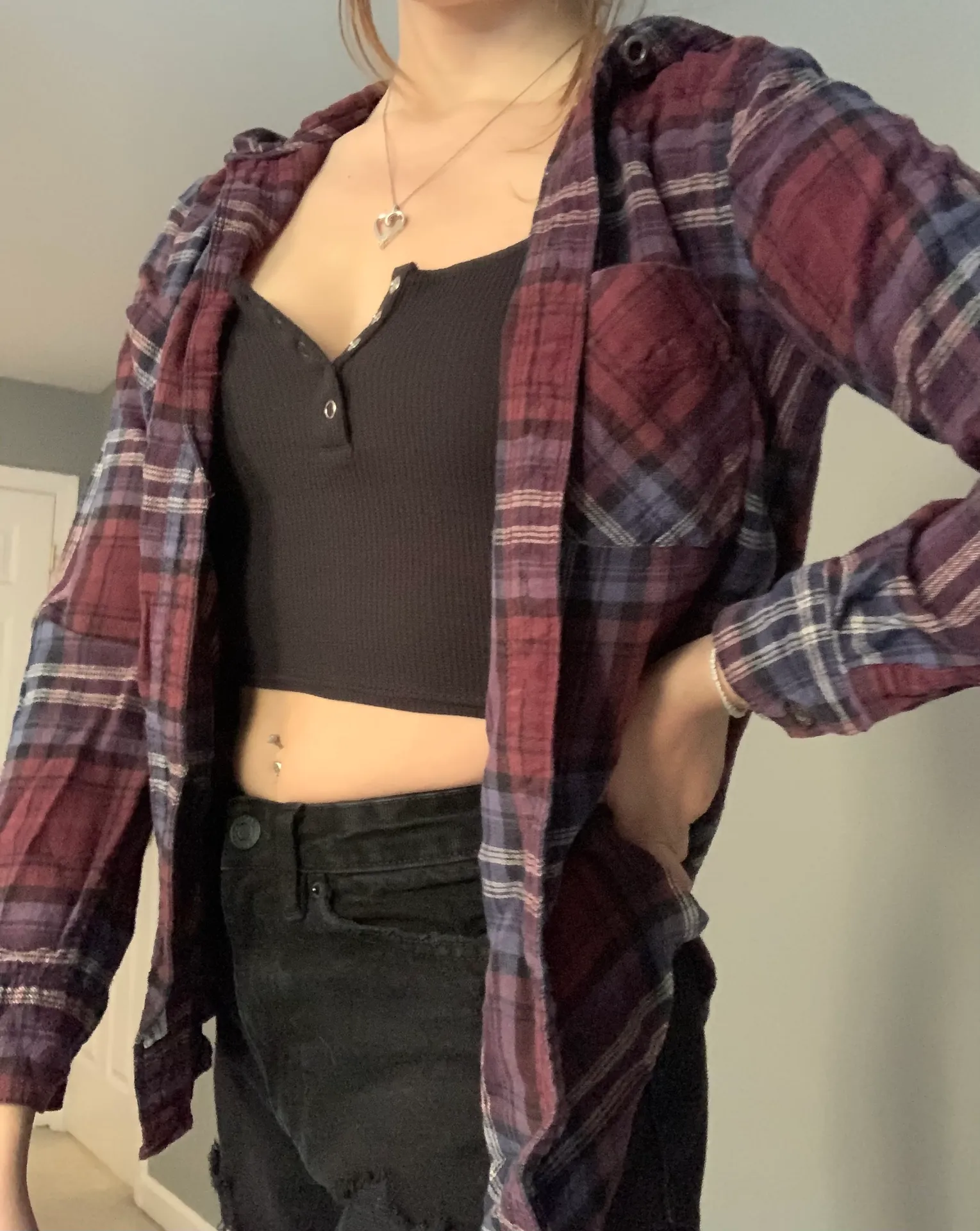 Plaid Hoodie  - Image 2